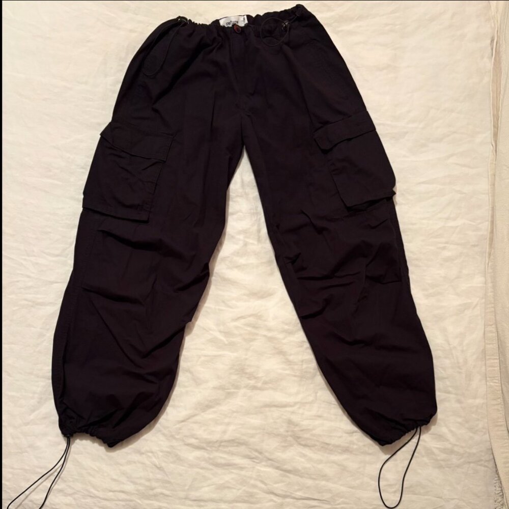 Black Parachute Pants